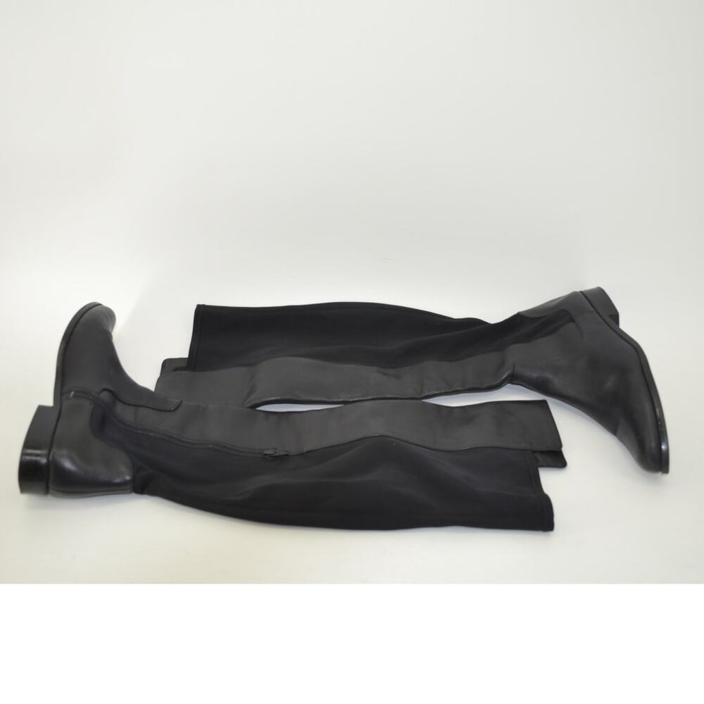 Clarks Caddy Belle Knee High Boot Leather Black Minimalist 7 - Picture 11 of 15